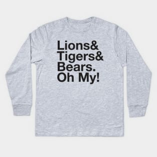WIZARD OF OZ Lions and Tigers and Bears Oh My! Ampersand Kids Long Sleeve T-Shirt